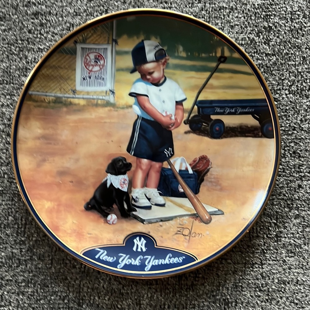 Littlest Yankees Plate Collection “ Wait Your Turn”